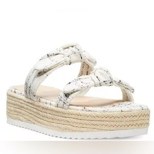 Stuart Weizmann Bandeau Espadrille Flatform NWOB